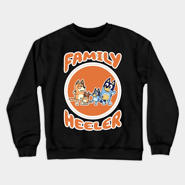 Family Heeler IV Crewneck Sweatshirt by Gunung Sambojorka